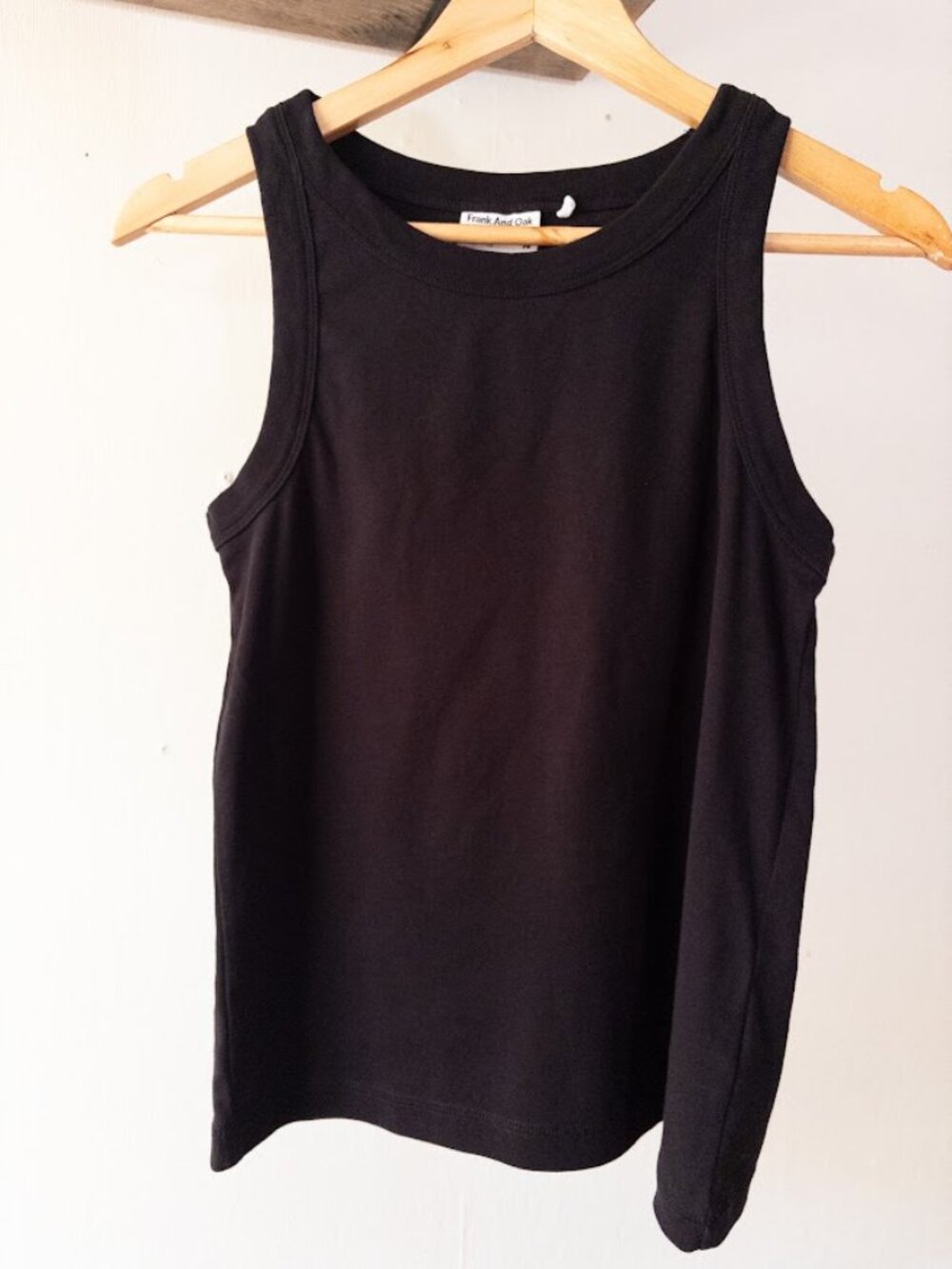 Frank and Oak Black Tank